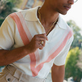 Lucca Knitted Polo (pink)